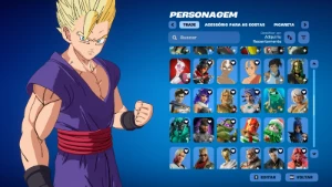 Conta Fortnite | 107 Skins | Son Gohan