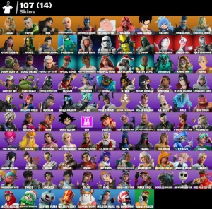 Conta Fortnite | 107 Skins | Son Gohan