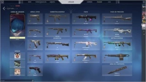 Conta valorant varias skins com mais de 500 reais gastos