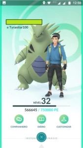 CONTA POKÉMON GO LV 32 SEM TIME MOD. BLISSEY PACK MAX CANDY