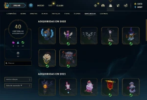 VENDO CONTA LOL com 5473 RP's parado - League of Legends