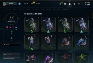  VENDO CONTA LOL com 5473 RP's parado - League of Legends