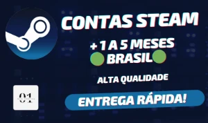 CONTAS STEAM ANTIGAS + 1 A 5 MESES 🟢 IP BRASIL 🟢 + EMAIL