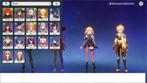 Yae Miko + Mona + Diluc Ar10 - Genshin Impact