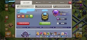 TH 15 C/ TROCA DE NOME + PASSE DE BATALHA - Clash of Clans