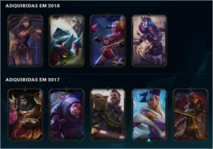 Conta LOL Prata 3 - 68 Champs & 16 Skins - League of Legends