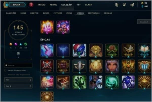 Gold 2 109 Skins Rammus Rei e Riven campeonato de 2012 - League of Legends LOL