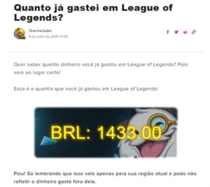 CONTA LOL LVL 263 / 38 CHAVES / 61 SKINS / 9 PAGINAS DE RUNA - League of Legends
