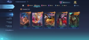 Conta Mobile Legends Colecionador Premium