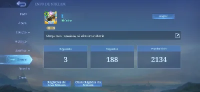 Conta Mobile Legends Colecionador Premium