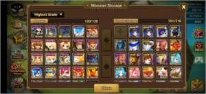 #285 M.Bison Light MoLong Bastet Ethna - Summoners War