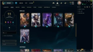 Conta League Of Legends - LOL - 5.8k de RP + Skins