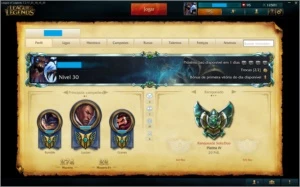 CONTA PLATINA, 147 SKINS, TODOS CAMPEÕES, GANHA BRINDE!!! - League of Legends LOL