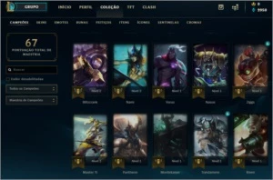Conta de lol prata 4 - League of Legends