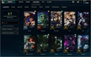 Conta de lol prata 4 - League of Legends