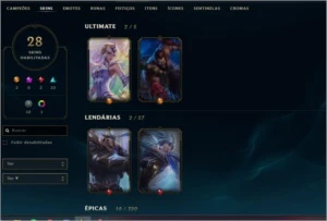 Conta de lol prata 4 - League of Legends