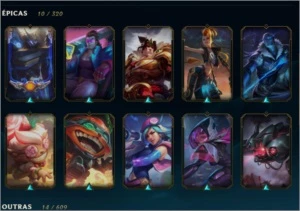 Conta de lol prata 4 - League of Legends
