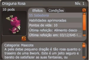 DRAGUNA ROSA + 55 SABEDORIA gogo (SPIRITIA) - Dofus