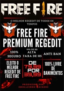 REGEDIT CHINESA 99% HS + ANTI BAN - Free Fire