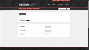 Conta Aimware com assinatura CS2 sem data de expiração
