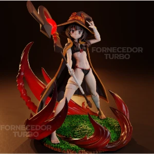 Megumin Sexy Attack 3D - Arquivo .Stl Para Impressão 3D - Outros