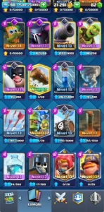 Conta Clash Royale 9k troféus| 11 evo