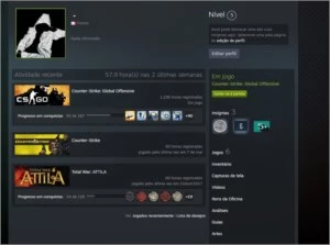 CS:GO PRIME: STEAM 6 ANOS / 4 MEDALHAS / 280 WINS / 1196HRs - Counter Strike