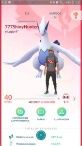Conta Pokémon GO - Nível 38