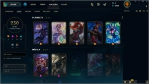 Conta Lol Plat 5 232 skins - League of Legends
