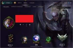 Conta PRATA 5 League of Legends LOL