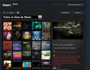 Conta Csgo - 11 Medalhas + 363 Jogos Pagos + Lvl 303 Steam - Counter Strike