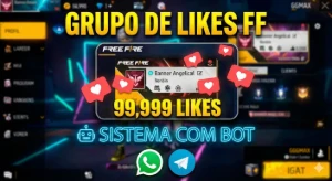 ⚡ Likes Free Fire | Grupo Com Bot 🤖 | Entrega Rápida | A Pa
