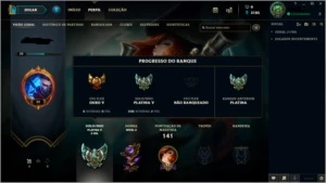 Conta de lol Plat V S8 *SEM EMAIL REGISTRADO* OPORTUNIDADE! - League of Legends