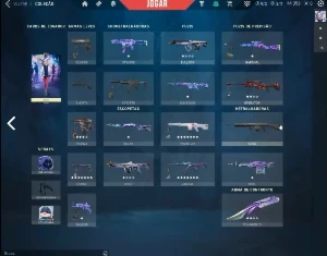 Conta de valorant com diversas skins