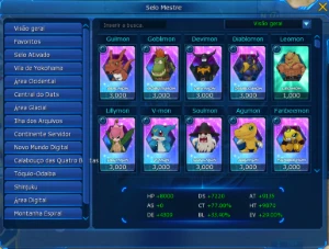 Conta Ladmo > Server Omega [High-End] - Digimon Masters Onli - Digimon Masters Online