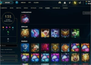 conta lol 107 skins - League of Legends
