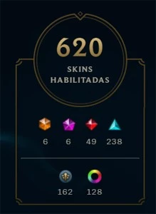 Conta LoL - Skins Mais Raras - League of Legends