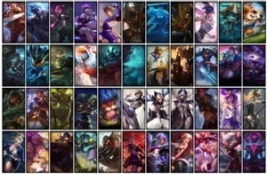 Conta prata 4 com 155 Champs e 266 Skins + 4 Prestigios - League of Legends LOL