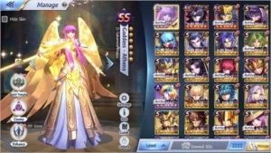 CONTA SAINT SEIYA AWAKENING - SERVER A28 GRUS - NVL 56 SSA