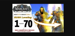 Wow Rush De Lvl 1 Ao 70 - 100% Afk - Blizzard