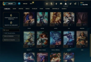 Conta Platina 1 com 24 Champs ( SEM EMAIL CONFIRMADO ) - League of Legends LOL