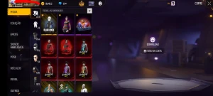 Conta de Free Fire super gemada 🔥