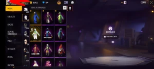 Conta de Free Fire super gemada 🔥