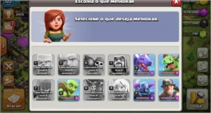 Conta Clash of clans Cv 10 semi full