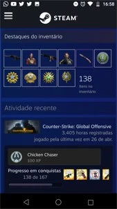 Conta Steam - 3.400h CSGO - Counter Strike