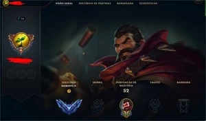 Conta diamante 4 league of legends LOL