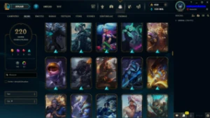Conta LOL LVL 259 | Full Campeões| 220 Skins |UNRANKED| 2012 - League of Legends