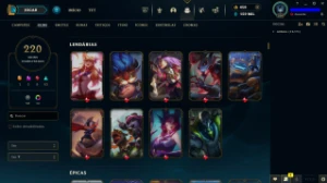 Conta LOL LVL 259 | Full Campeões| 220 Skins |UNRANKED| 2012 - League of Legends