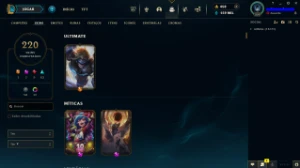 Conta LOL LVL 259 | Full Campeões| 220 Skins |UNRANKED| 2012 - League of Legends
