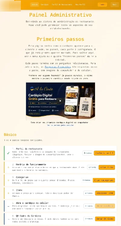 Sistema Web de Cardápio virtual - Sites, Lojas e Sistemas Prontos Sites e Scripts